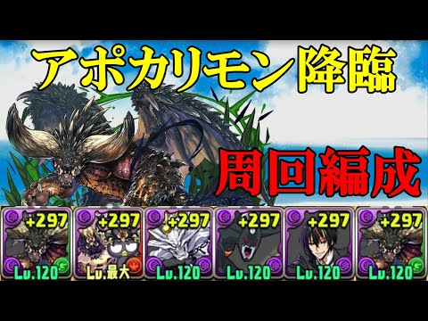 【アポカリモン降臨】ネルギガンテ✕ネルギガンテで周回！！【パズドラ】