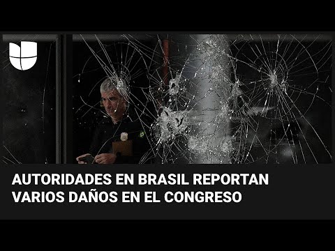 Un estela de destrucción: así quedaron los edificios invadidos por partidarios de Bolsonaro