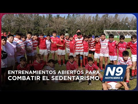 ENTRENAMIENTOS ABIERTOS PARA COMBATIR EL SEDENTARISMO - NOTICIERO 9