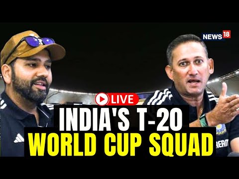 LIVE | India T20 World Cup 2024 Squad Announcement | Rinku Singh, Hardik Pandya's Fitness in Focus