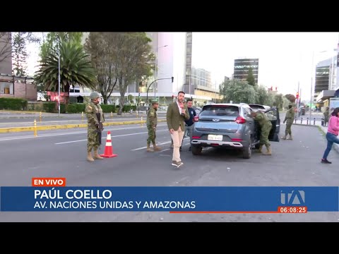 Se realiza operativo de control militar en el norte de Quito