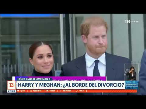 Matrimonio de Harry y Megan en crisis: ¿al borde del divorcio?