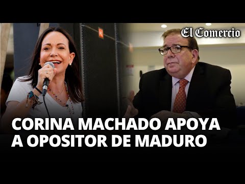 VENEZUELA: CORINA MACHADO apoya a RIVAL OFICIAL de Nicolás MADURO en las elecciones | El Comercio