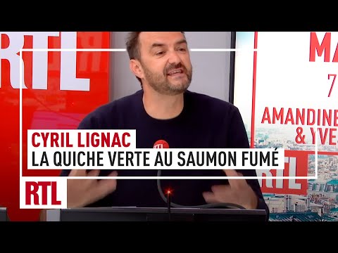 Cyril Lignac : la quiche verte au saumon fumé