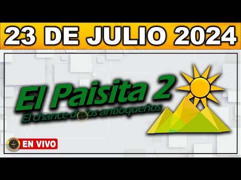 Resultado PAISITA 2 MARTES 23 de julio de 2024 #chance #paisitanoche