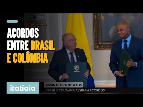 BRASIL E COLÔMBIA ASSINAM ACORDOS ENTRE OS PAÍSES