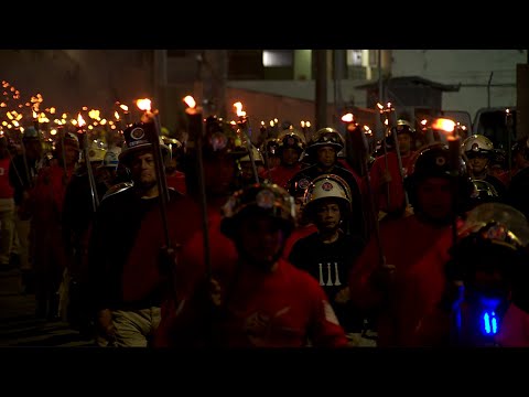Más de 2 mil bomberos marcharon en tradicional Desfile de Antorchas