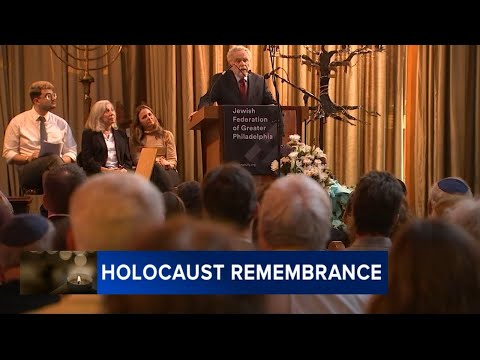 Survivors, community leaders gather at Center City synagogue for Holocaust Remembrance Day