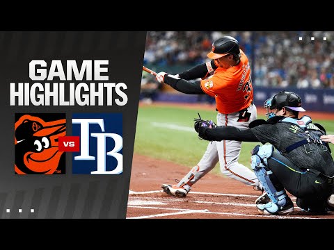 Orioles vs. Rays Game Highlights (8/10/24) | MLB Highlights