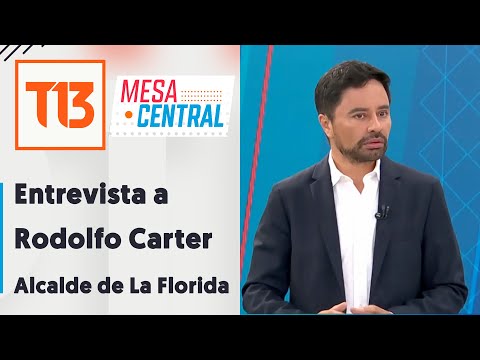 Entrevista a Alcalde de La Florida, Rodolfo Carter en #MesaCentral