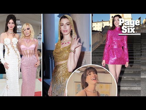 Anne Hathaway makes her fashion-filled TikTok debut: ‘The queen is here!’