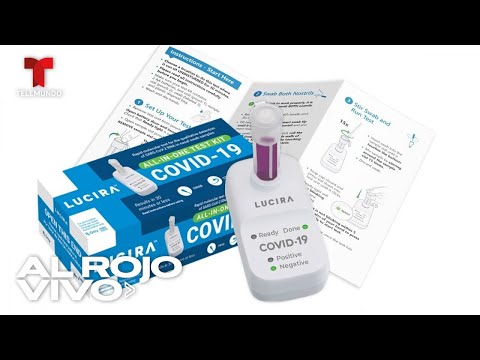 FDA aprueba el primer test rápido de COVID-19 y se puede realizar en casa | Al Rojo Vivo | Telemundo