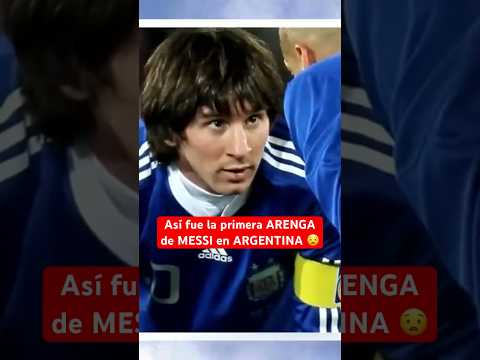 Así fue la primera ARENGA de MESSI en ARGENTINA | Veron revela #Messi #Argentina #FutbolArgentino