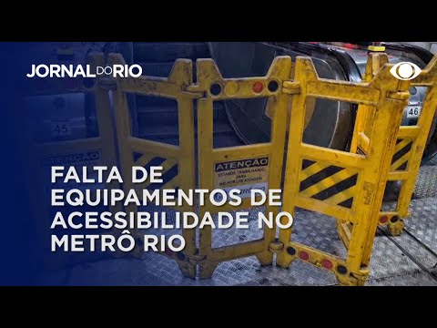 Falta de acessibilidade no Metrô Rio