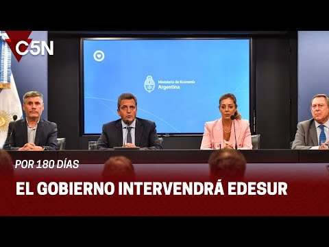 El GOBIERNO INTERVIENE EDESUR