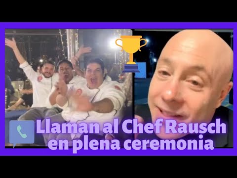 Llaman al Chef Rausch en la Ceremonia de la Final de MasterChef Ecuador Tercera Temporada