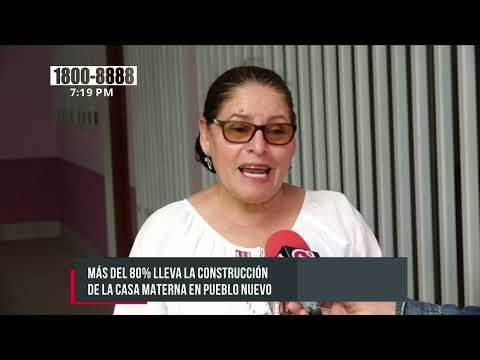 Más del 80% lleva la construcción de la casa materna en Pueblo Nuevo, Estelí - Nicaragua