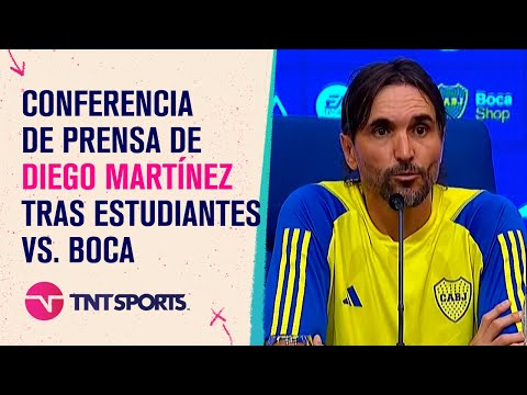 EN VIVO: Diego Martínez habla en conferencia de prensa tras Estudiantes vs. Boca