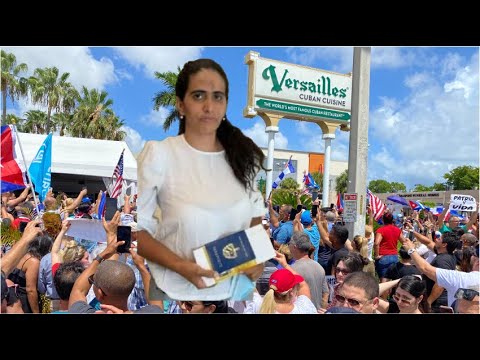 Activista cubana Anamely Ramos continúa en el Versailles de Miami hasta la dejen viajar a Cuba