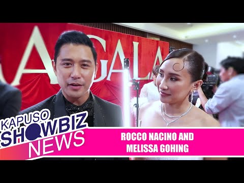 Kapuso Showbiz News | Rocco Nacino says GMA Gala 2024 is a night for wife Melissa Gohing