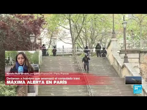 Informe desde París: detienen a hombre que amenazó con inmolarse frente a consulado iraní