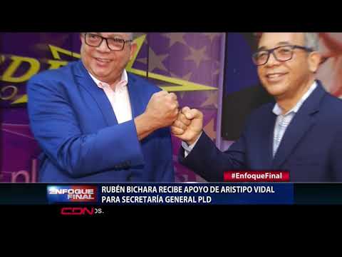 Rubén Bichara recibe apoyo de Aristipo Vidal para secretaría general PLD