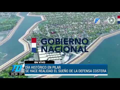 Firmaron el contrato para la construcción de la defensa costera en Pilar