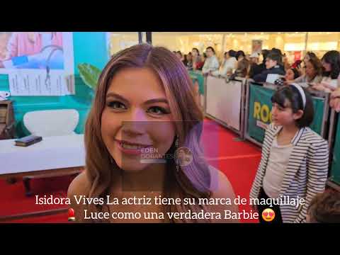 Isidora Vives La actriz tiene su marca de maquillaje   Luce como una verdadera Barbie