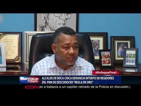 Alcalde de Boca Chica denuncia intento de regidores del PRM de desconocer “Regla de Oro”