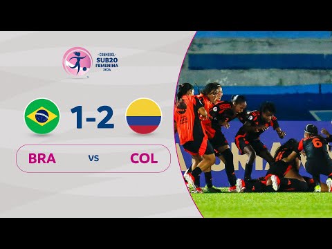 BRASIL vs. COLOMBIA [1-2] | RESUMEN | CONMEBOL SUB20 FEM | FASE DE GRUPOS