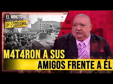 Luis de Alba vio M0R1R a sus amigos en la M4T4NZ4 de Tlatelolco del 2 de octubre del 68 | El Minuto