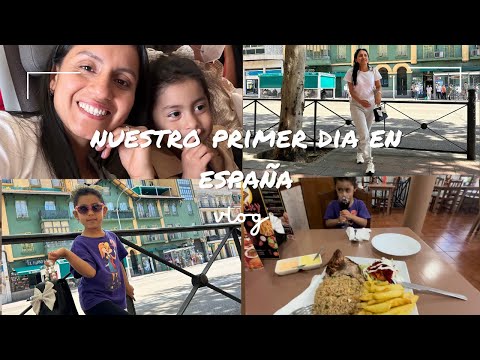 Vlog primer día en Madrid, viajar con una niña. #madrid #avion #madre #funny