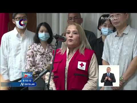Cruz Roja de China entrega donativo a su homóloga de Cuba