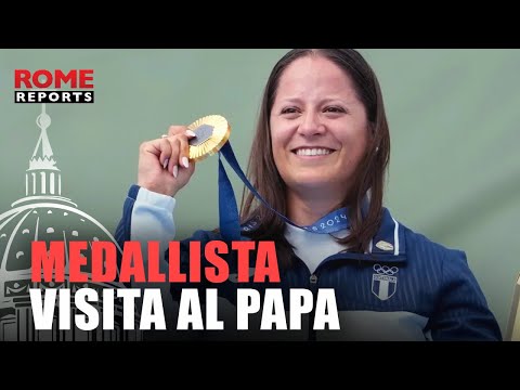 De los JJOO al Vaticano  la primera parada de la medallista de oro es visitar al papa