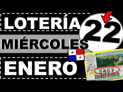 Resultados Sorteo Loteria Miercoles 22 de Enero 2025 Loteria Nacional Panama Miercolito d Hoy Q Jugó