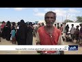 عشرات الأسر النازحة في مخيم النوبة بـ #أبين تتسلم مساعدات إغاثية محدودة