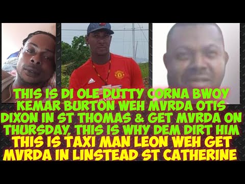 This Is Kemar Burton The Knockist & Clappist From St Thomas Weh Get MvRDA/Leon Get MvRDA In Linstead