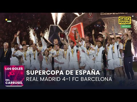 Los goles del Real Madrid 4-1 Barcelona | Una goleada sonroja al Barça y hace supercampeón al Madrid