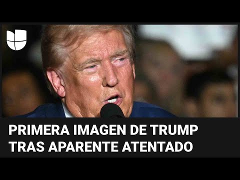 La primera foto de Donald Trump tras el aparente intento de asesinato en su contra