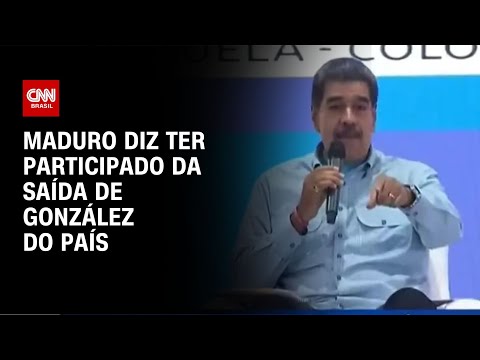 Maduro diz ter participado da saída de González do país | CNN NOVO DIA