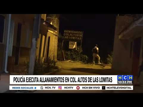 Dos capturados en allanamientos en la colonia Altos de Las Lomitas