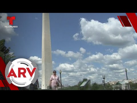 Reabre el icónico Monumento a Washington en la capital estadounidense | Al Rojo Vivo | Telemundo