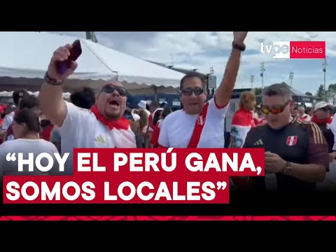 Perú vs Canadá: Desde los exteriores del estadio, hinchas confían en la victoria de la Bicolor