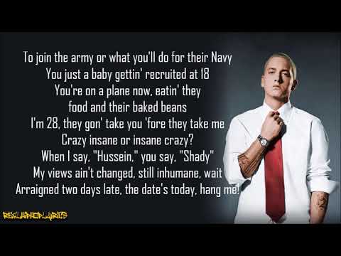 Eminem - Square Dance (Lyrics)