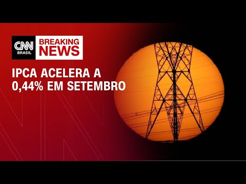 IPCA acelera a 0,44% em setembro | LIVE CNN