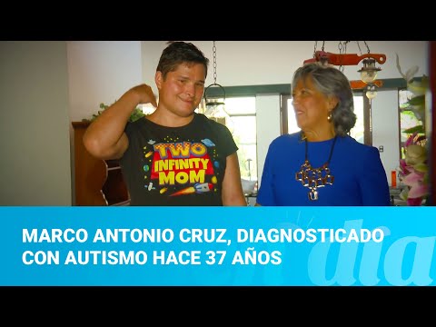 Marco Antonio Cruz, diagnosticado con autismo hace 37 años
