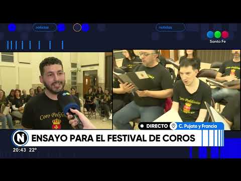 Ensayos para el festival de coros