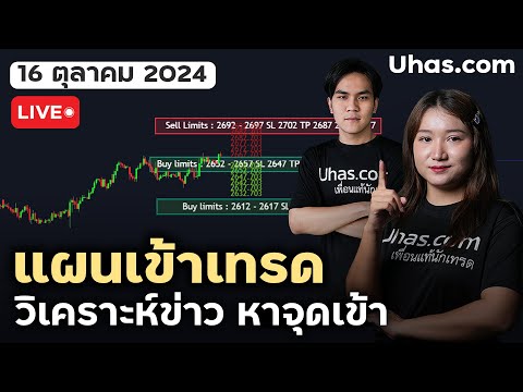 🔴Liveวางแผนเทรดทอง16ตุลาคม