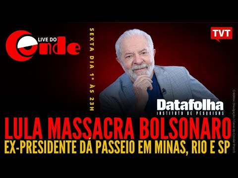 Live do Conde! Lula massacra Bolsonaro