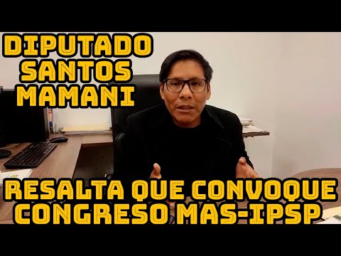 DIPUTADA GLADYS QUISPE ESTA DE ACUERDO QUE SE CONVOQUE NUEVO CONGRESO DEL MAS-IPSP..